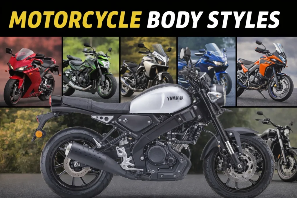 Motorcycle body styles